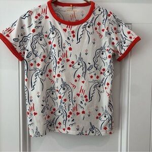 Mini Rodini unicorns tee 140/146